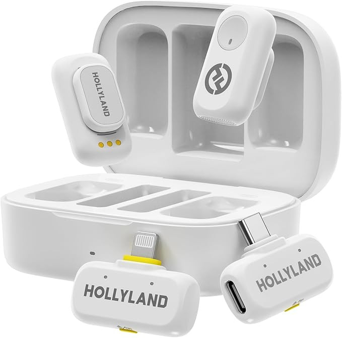 Hollyland Lark A1 Wireless Mini Microphone for iPhone & Android, 48kHz/24-bit, 3-Level Intelligen... | Amazon (US)