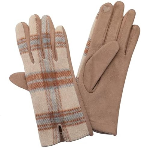 Clothirily Winter Gloves for Women, Touchscreen Winter Gloves Women, Stylish Fleece Lined Warm Wi... | Amazon (US)