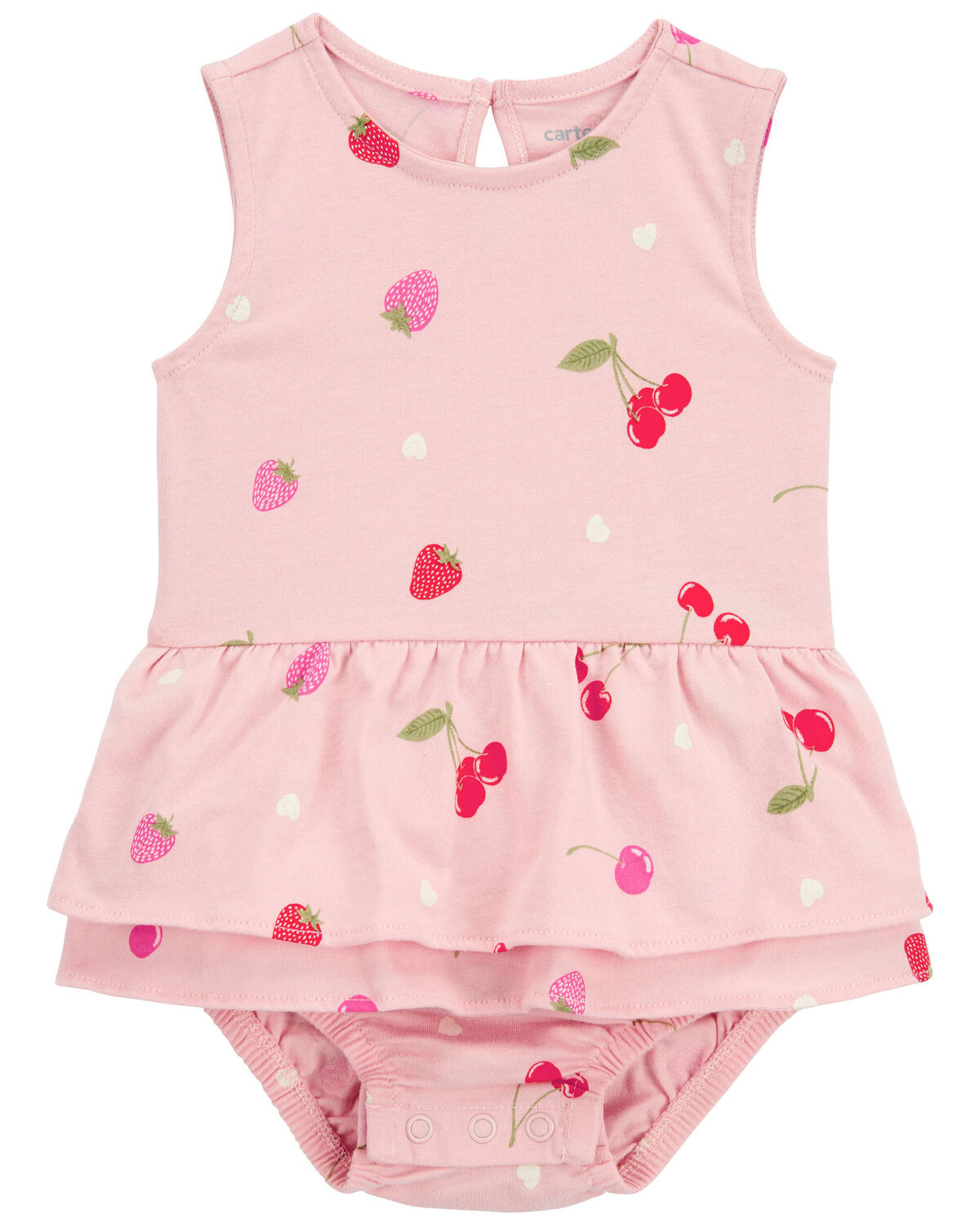 Pink Baby Fruit Sunsuit | carters.com | Carter's