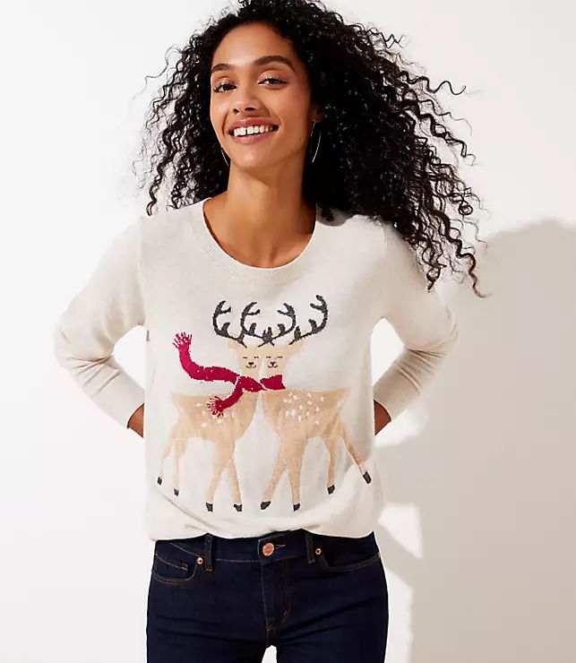 Reindeer Sweater | LOFT | LOFT