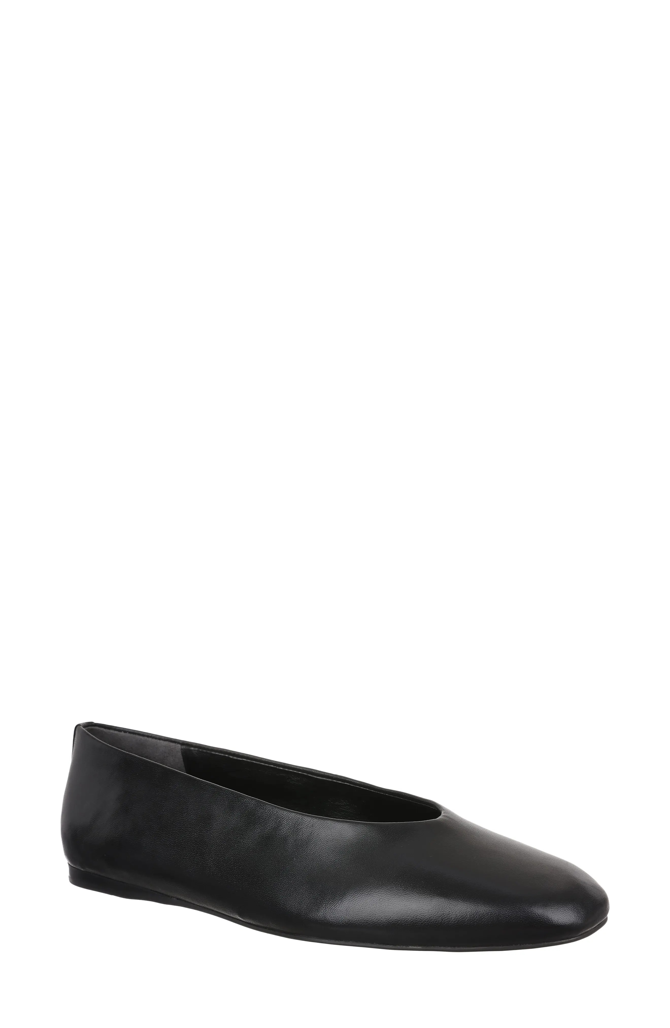 Nordstrom Maddox Ballet Flat in Black at Nordstrom, Size 10 | Nordstrom