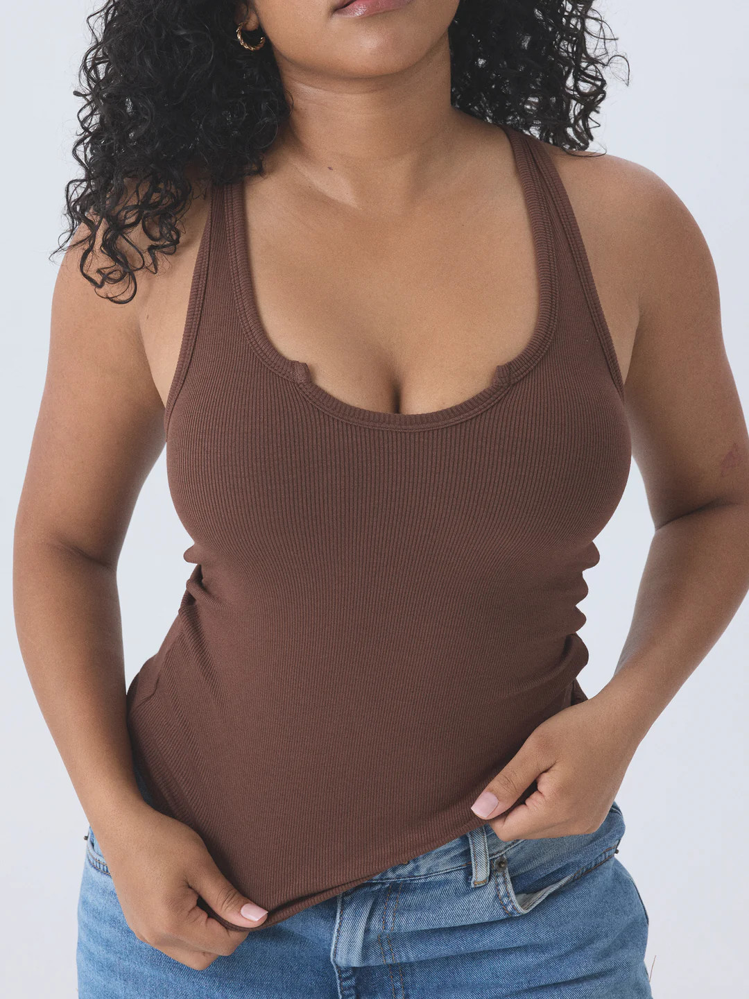 Ribbed U-Shape Tank | Klassy