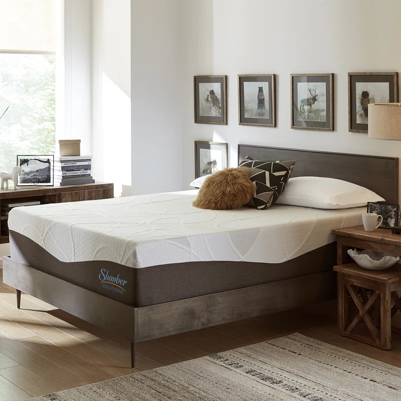 Slumber Solutions 14" Firm Gel Memory Foam Mattress & Reviews | Wayfair | Wayfair North America