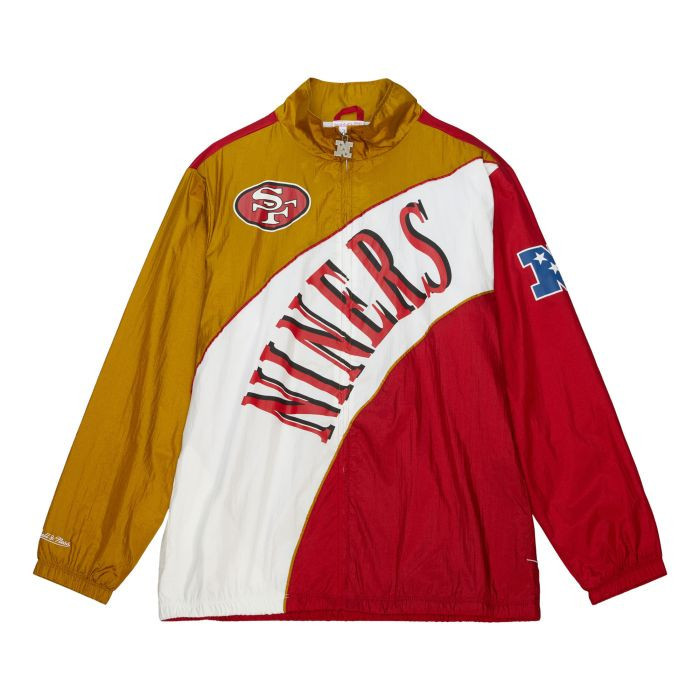 Arched Retro Lined Windbreaker San Francisco 49ers | Mitchell & Ness