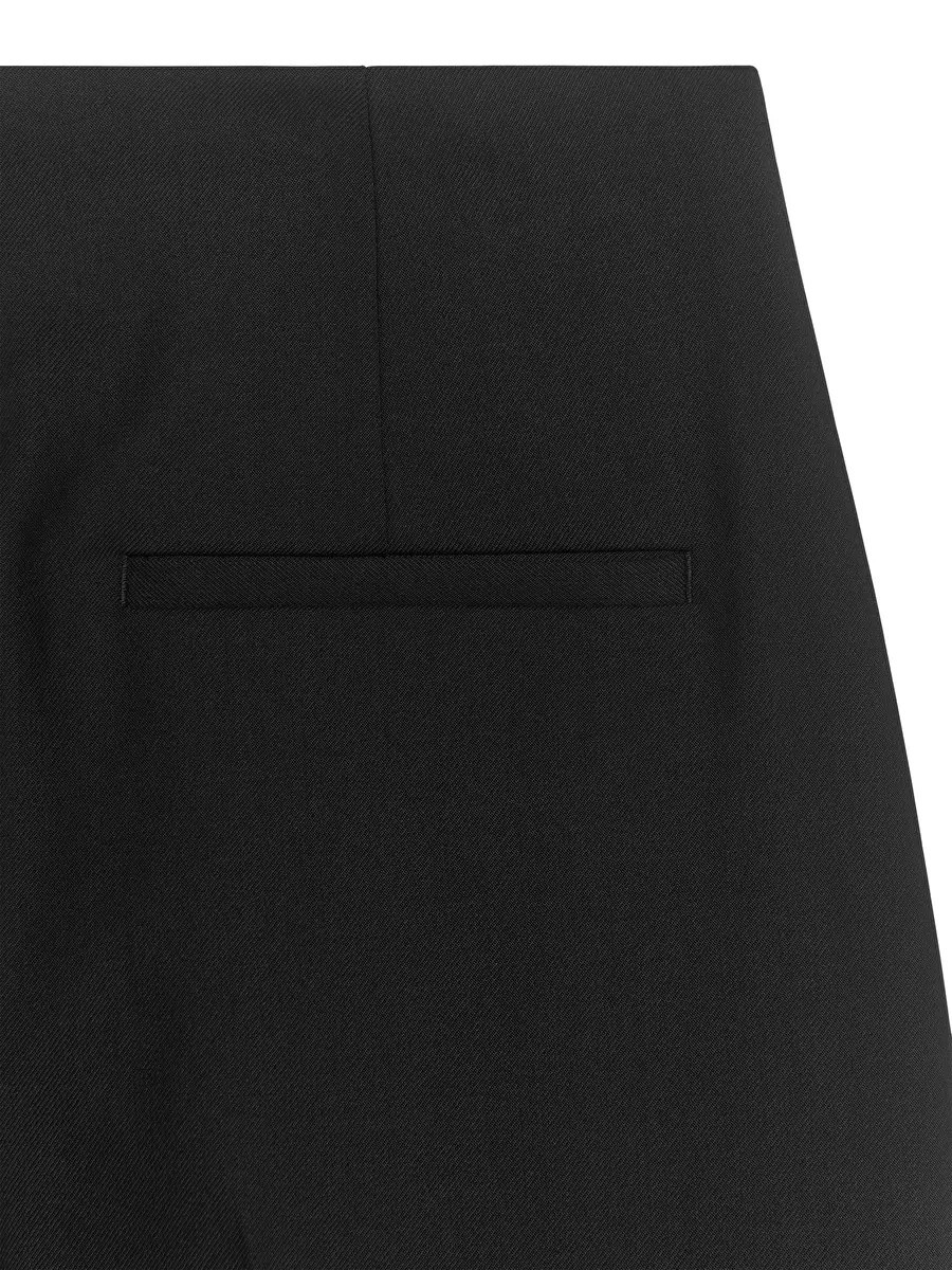 Barrel Leg Wool Blend Trousers | ARKET (US&UK)