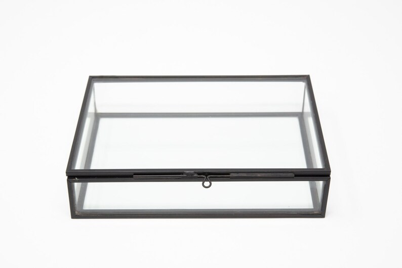 Black  Glass Photo Box  Photographer Box  4 X 6  5 X 7  8 - Etsy | Etsy (US)