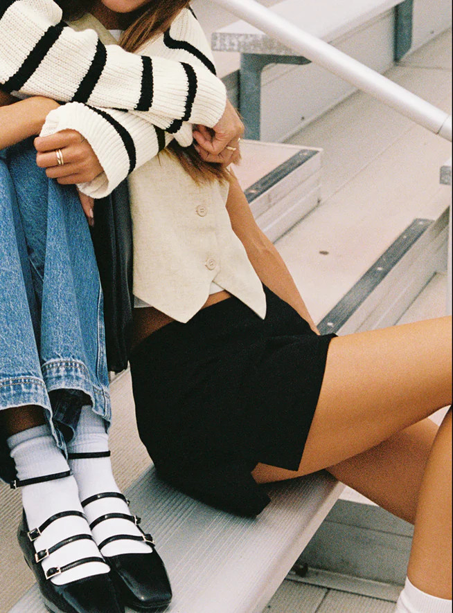 Gigi Skort Black | Princess Polly US