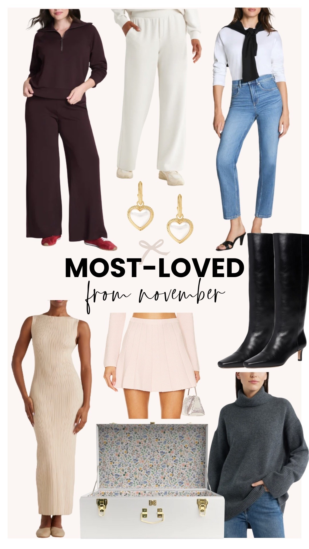 Most-loved items from November! These are amazing items to give as gifts this holiday season! I especially love the truck, tall black boots, and spanx pants. Plus, the cotton dress is one of my most-worn pieces in my wardrobe! 

#LTKSeasonal #LTKGiftGuide #LTKHoliday