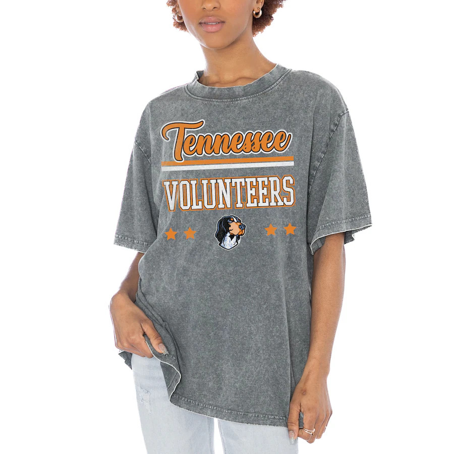 Tennessee Volunteers Gameday Couture Women's Here To Play Oversized T-Shirt - Gray | Fanatics