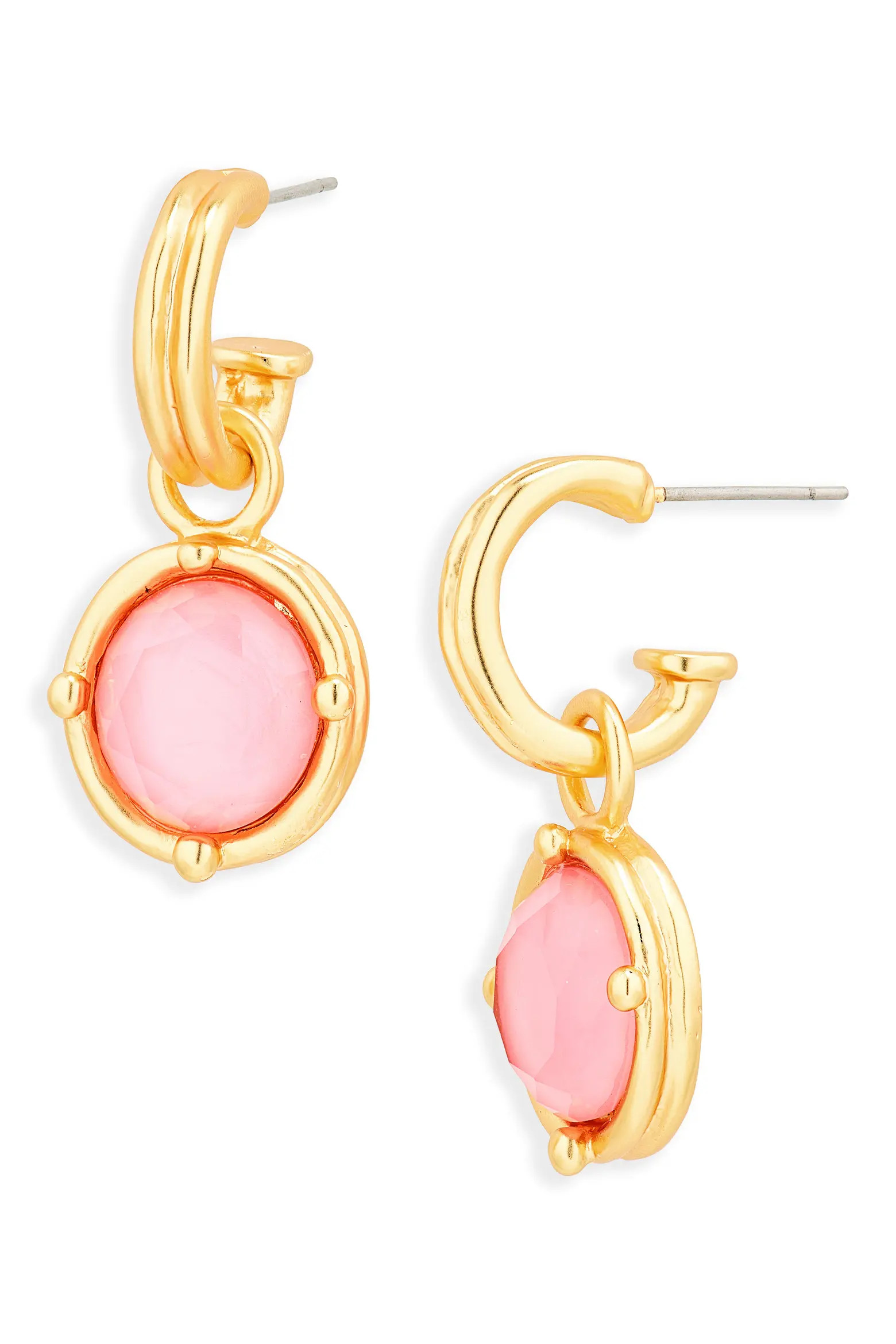 Round Drop Huggie Hoop Earrings (Women) | Nordstrom | Nordstrom