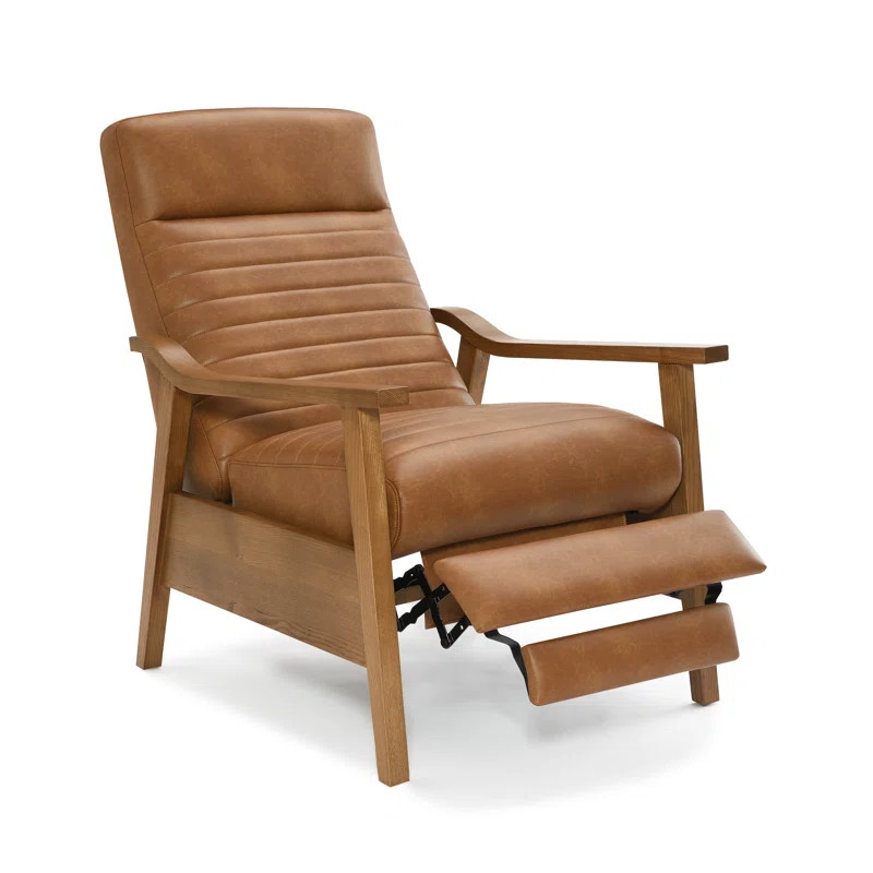 Kristmundur Faux Leather Recliner | Wayfair North America