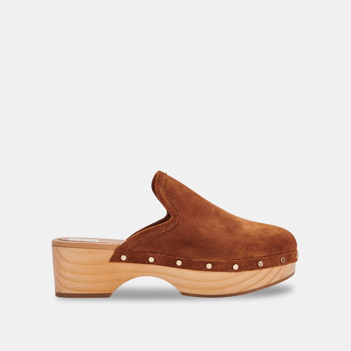CLOSEN CLOGS COGNAC SUEDE | DolceVita.com