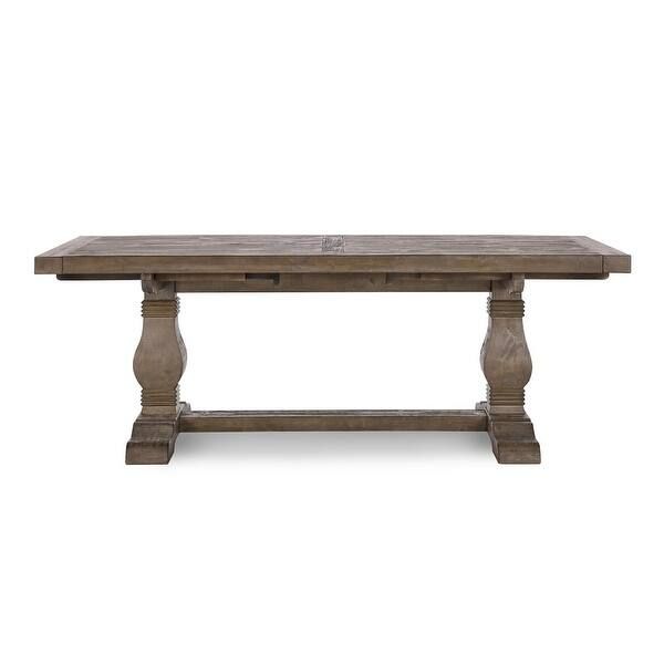 Kasey Reclaimed Pine Extension 84"-114" Dining Table by Kosas Home - Overstock - 30350918 | Bed Bath & Beyond