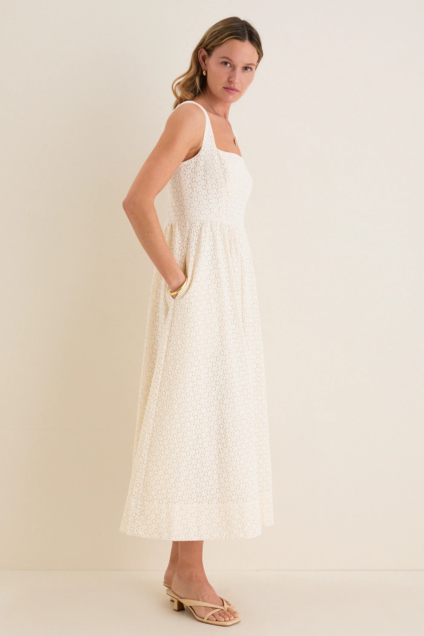 Porcelain Eyelet Esme Dress | Tuckernuck (US)