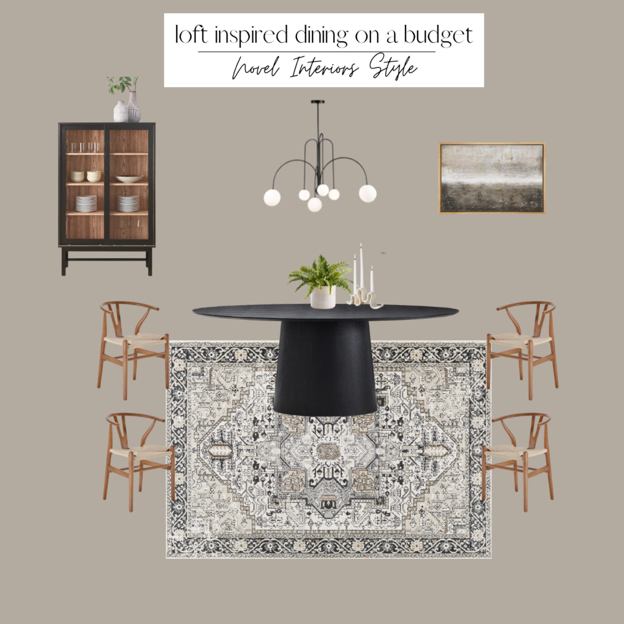 This stunning loft inspired dining is super affordable and super chic!

#LTKhome #LTKFind #LTKsalealert