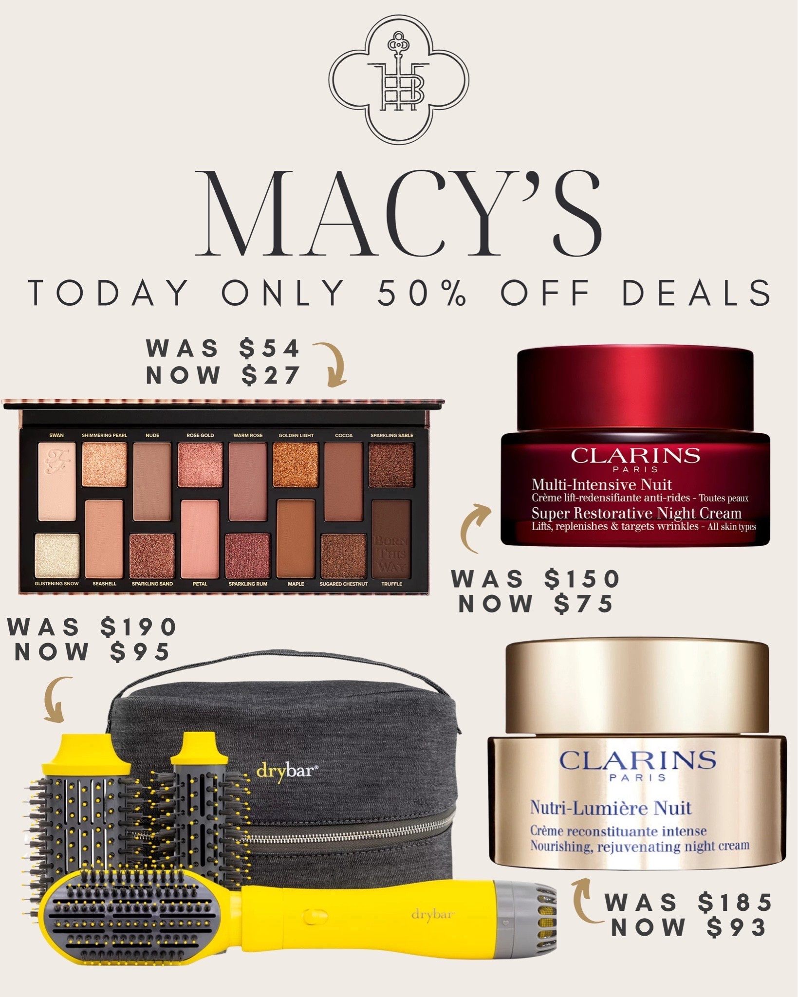 50% off deals today only!! Use code GLAM10 for free shipping

#LTKmorningroutine #LTKSaleAlert #LTKBeauty