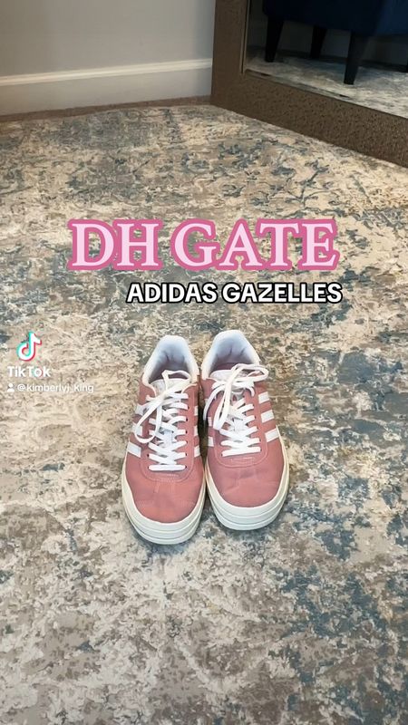 DH gate 
Adidas 
Gazelles 
Pink 

#LTKstyletip #LTKfindsunder50