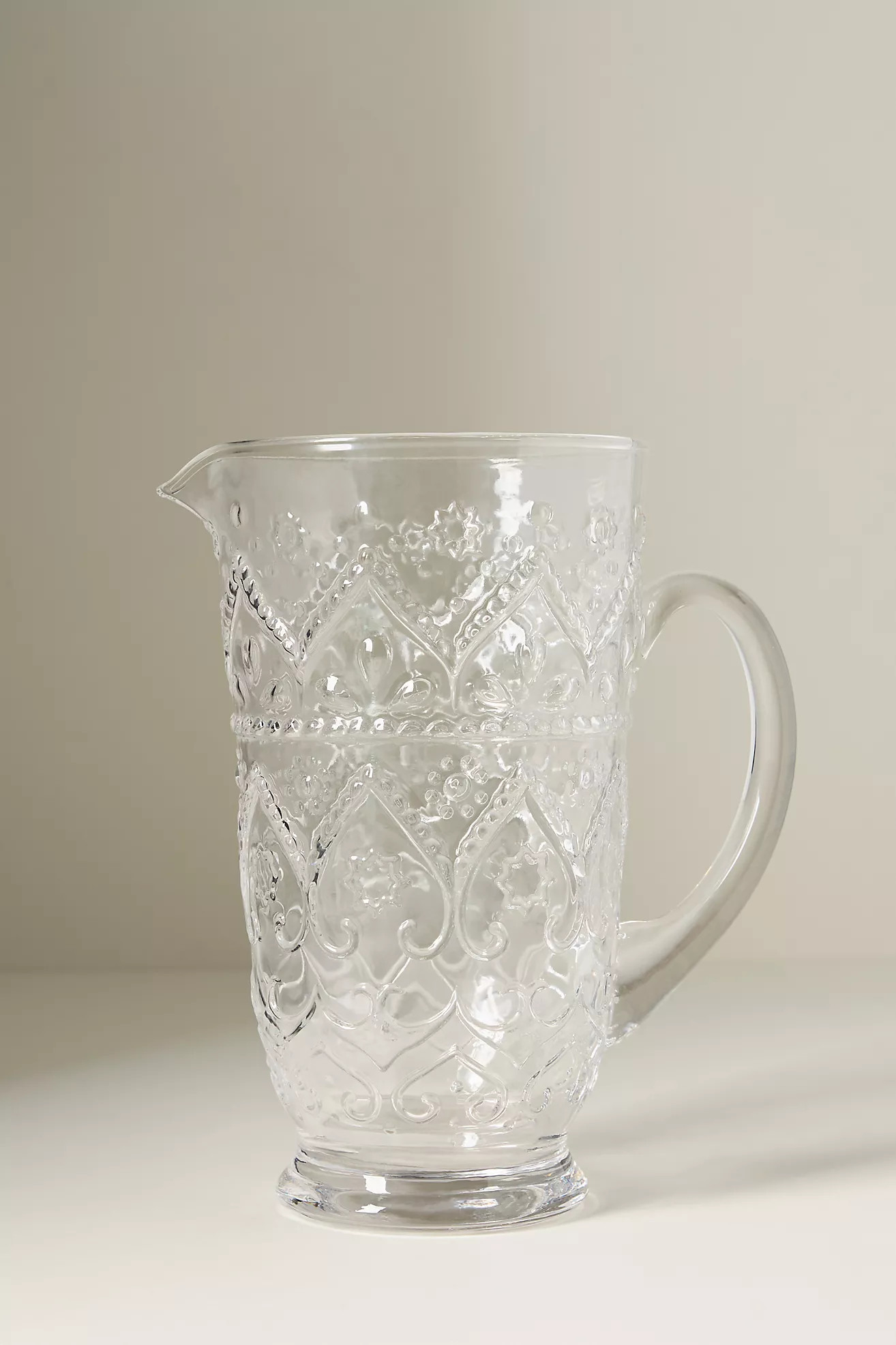 The Bombay Handblown Glass Pitcher | Anthropologie (US)
