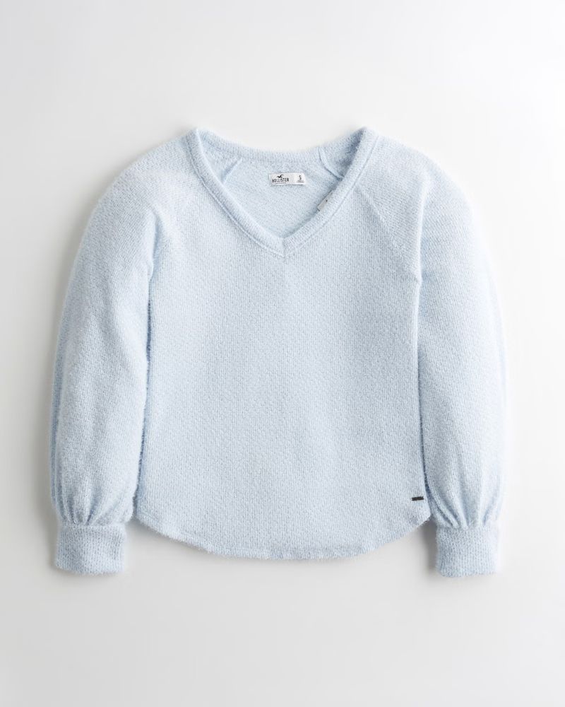 Cozy Textured Knit Top | Hollister (US)