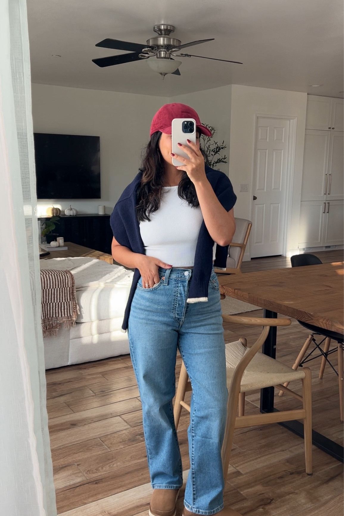 Levi’s jeans and teddy sweater. Wearing size 26 jeans - 27 length and size small in sweater.  

#LTKStyleTip