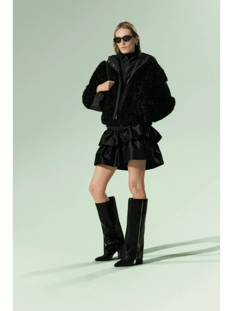 Scoop Women's and Women's Plus Tiered Ruffle Mini Skirt, Sizes XS-4X | Walmart (US)