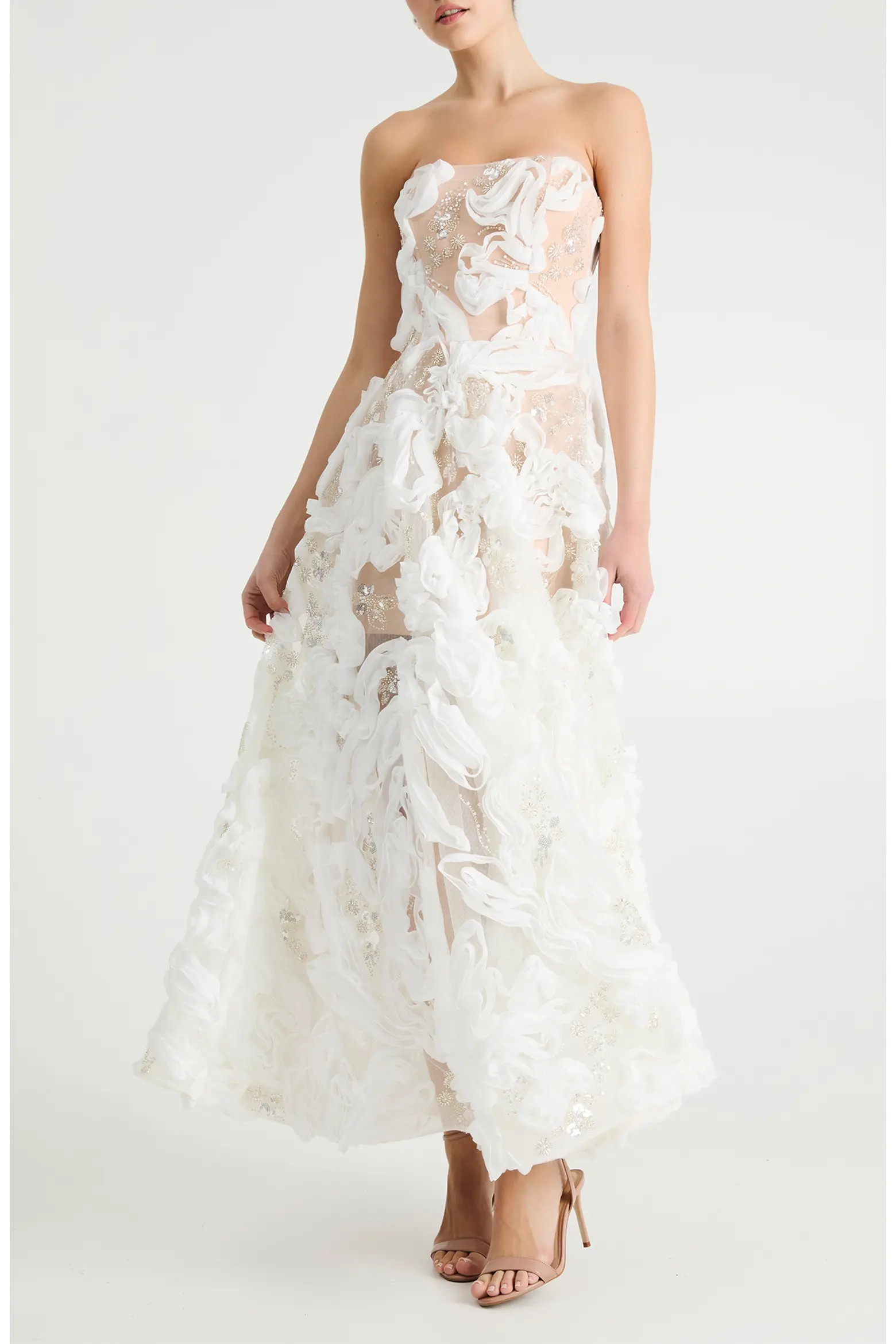HELSI Olivia Embellished Strapless Maxi Cocktail Dress (Women) | Nordstrom | Nordstrom