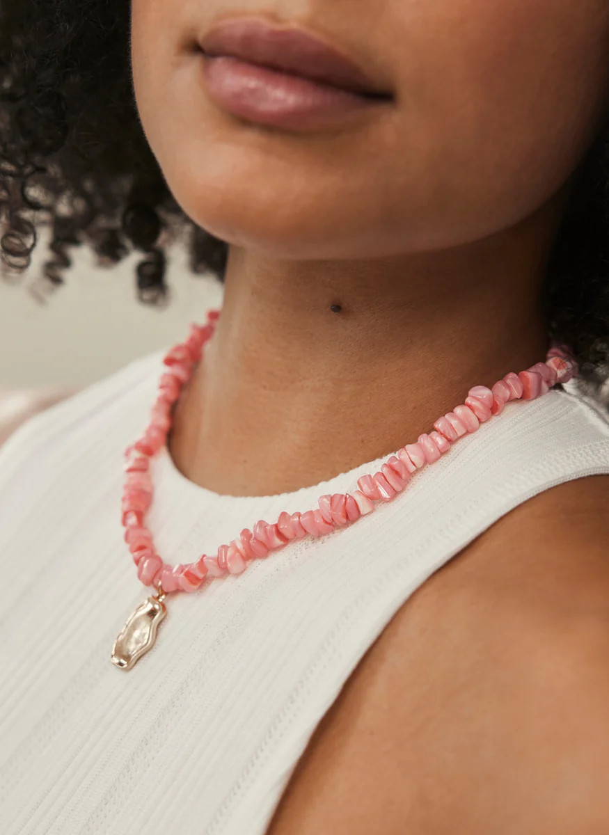 Pink Shell Necklace | Mint Velvet