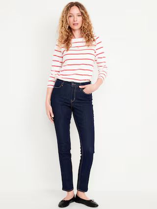 High-Waisted Wow Straight Jeans | Old Navy (US)