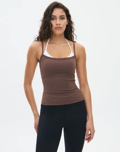 Layered Thin Strap Active Top | Glassons (Australia)