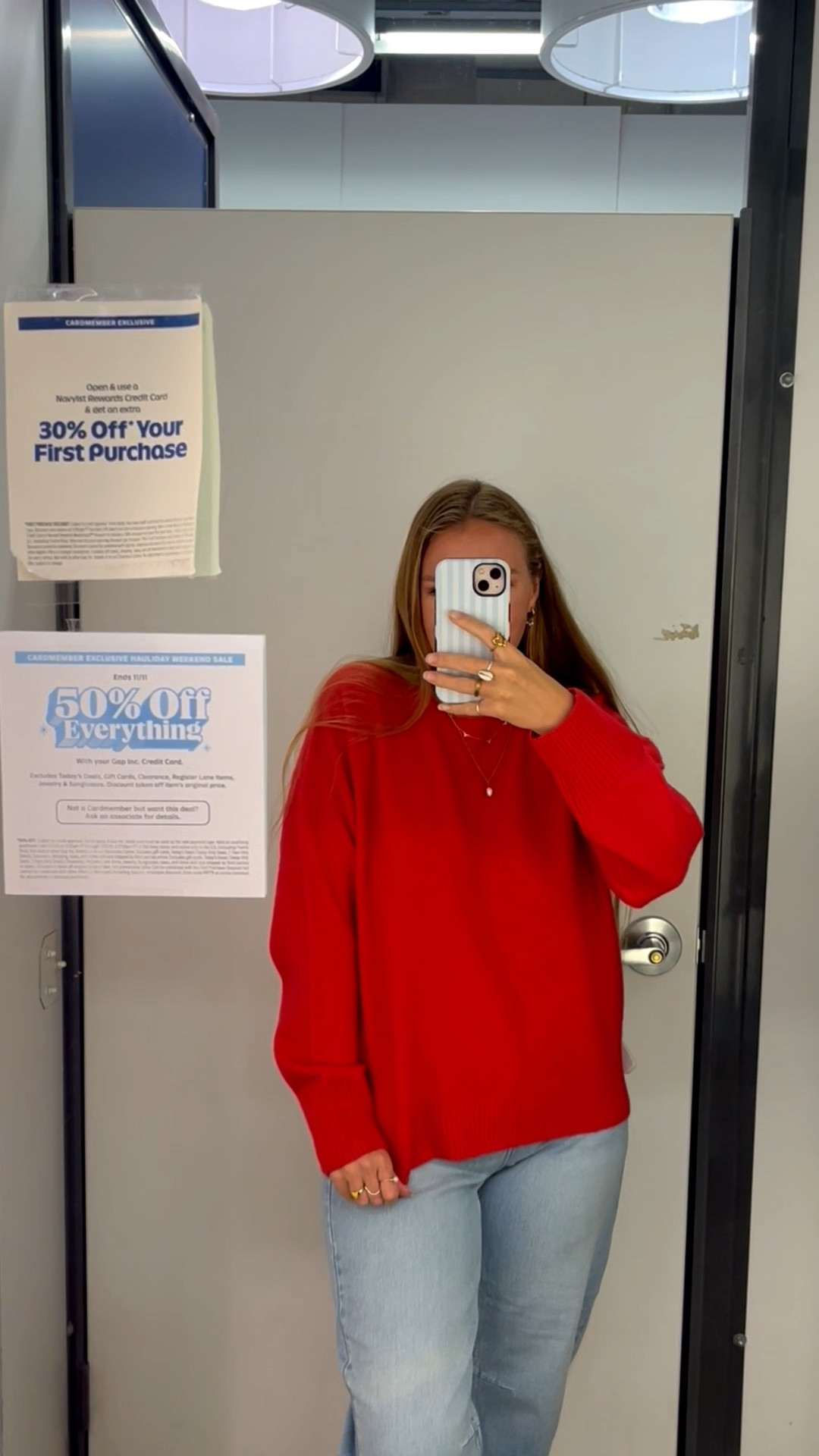 perfect red sweater for the holiday season ❤️
size small 
#sweater #oldnavy 

#LTKSeasonal #LTKFindsUnder50