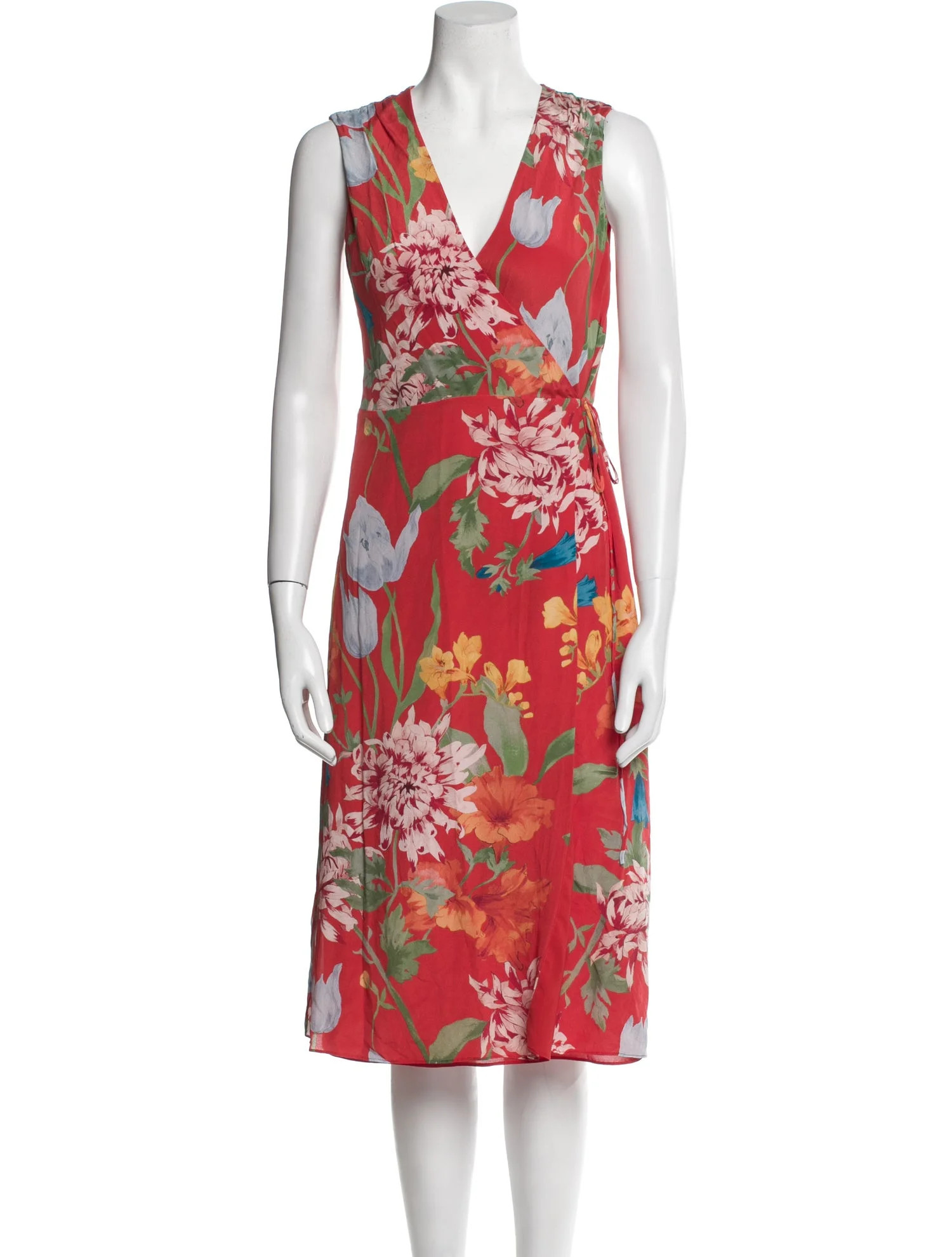 Silk Midi Length Dress | The RealReal