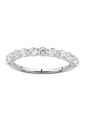 1 ct. t.w. Diamond Ring in 14K White Gold | Belk