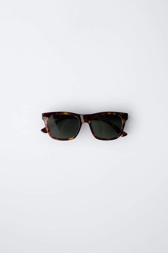 RECTANGULAR PLASTIC FRAME SUNGLASSES | Zara US