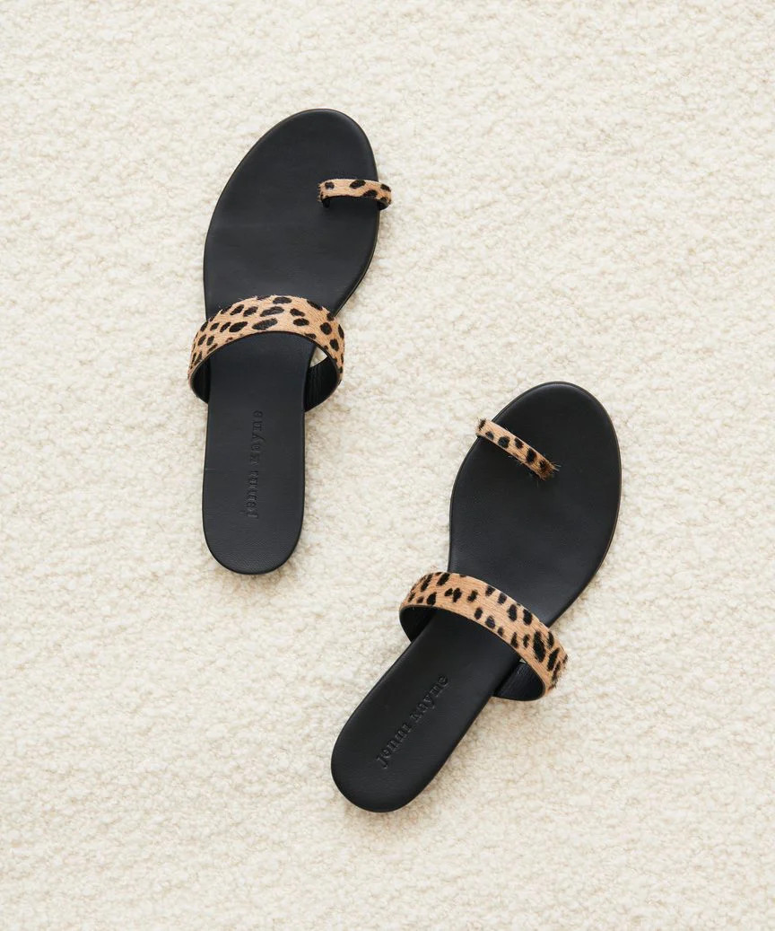 Pony Hair Strap Sandal | Jenni Kayne