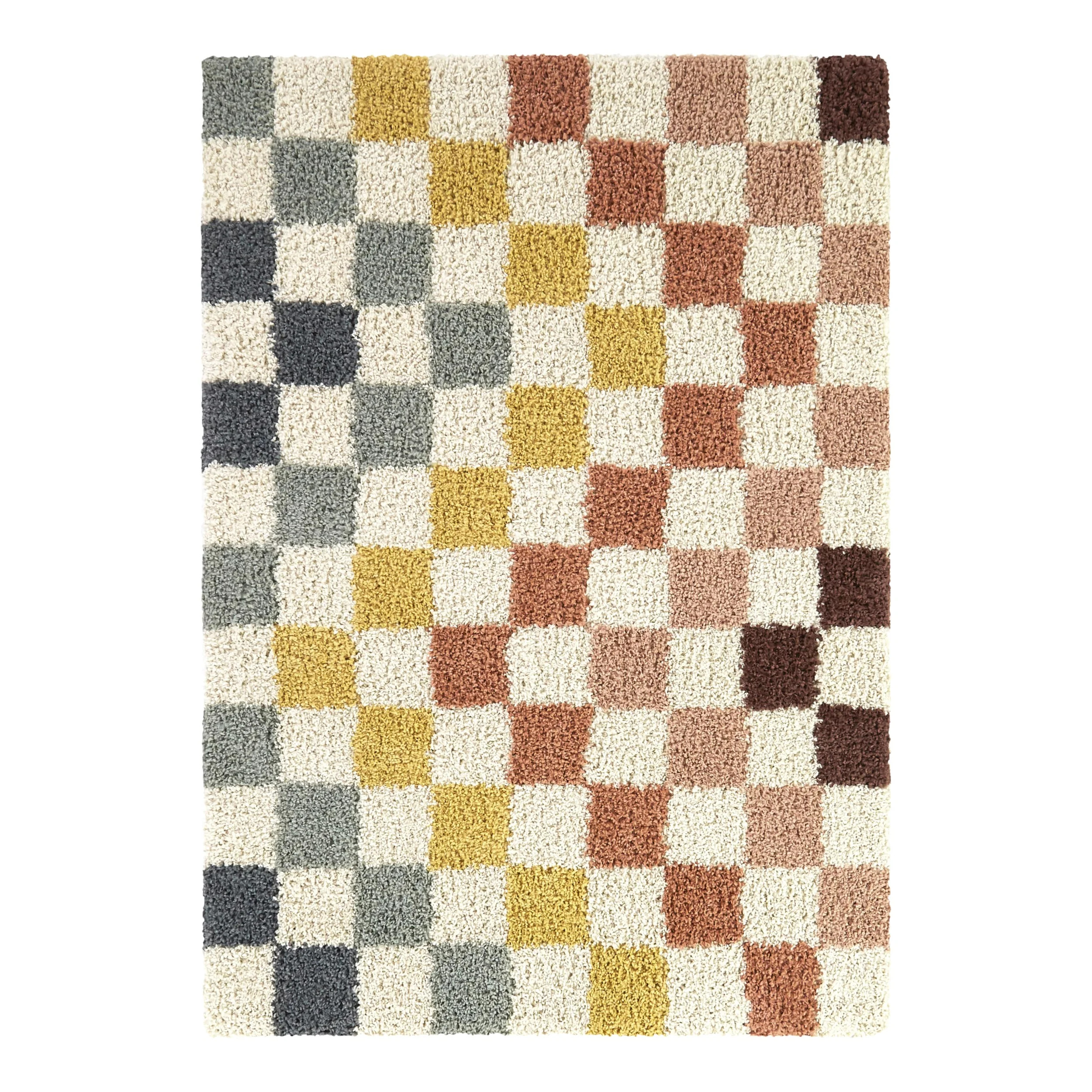 Mainstays Rainbow Checker Indoor Rug, 4'W x 5'5"L" | Walmart (US)