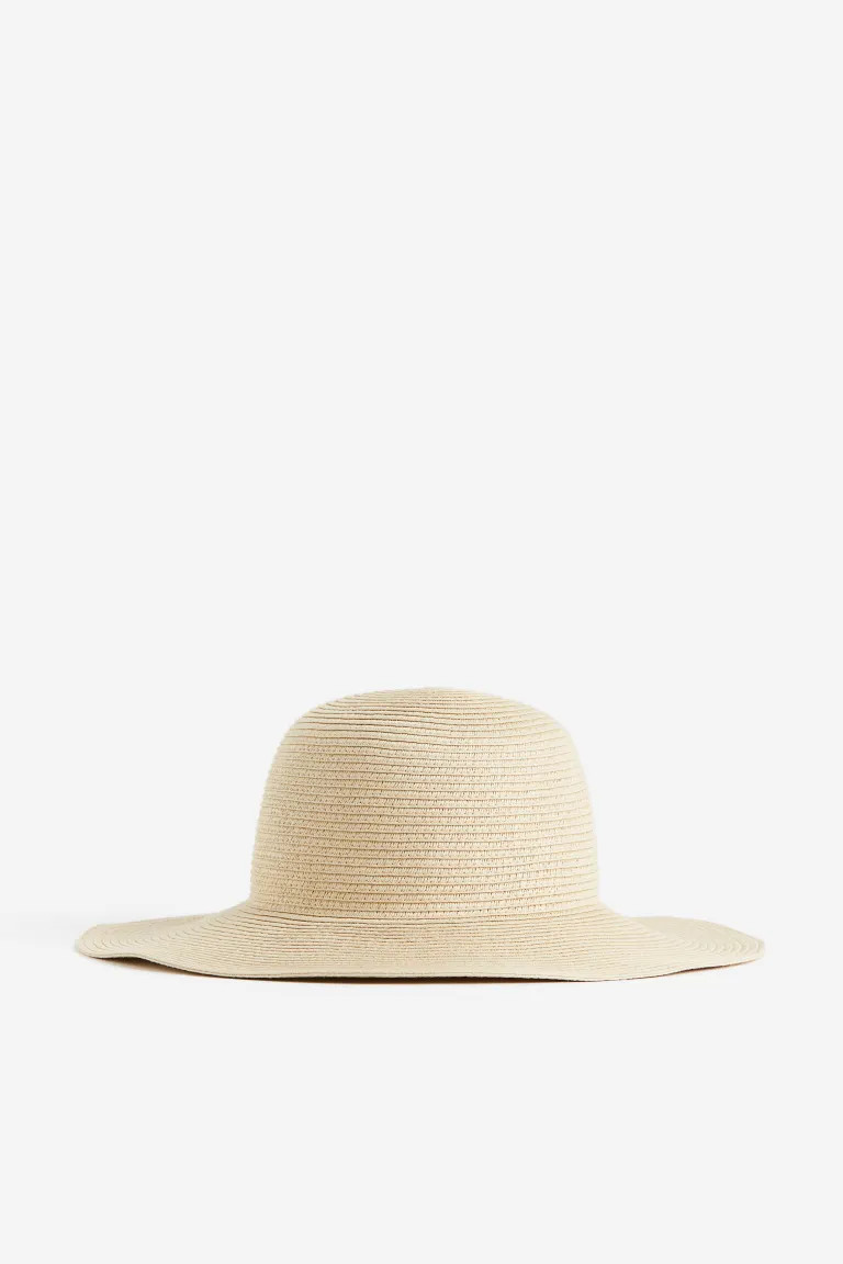 Straw hat - Natural - Ladies | H&M GB | H&M (UK, MY, IN, SG, PH, TW, HK)