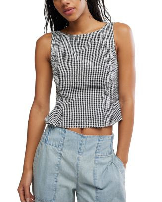 Sunfaded Gingham Top | Bloomingdale's (US)