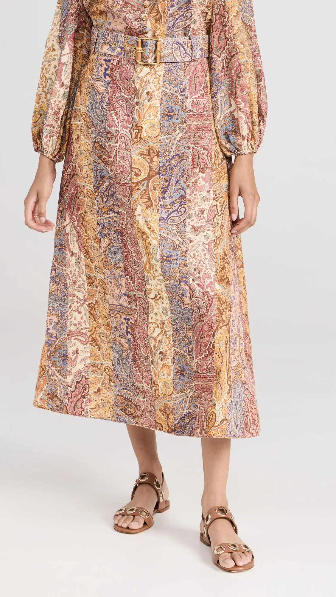 Zimmermann A-line Midi Skirt | Shopbop | Shopbop