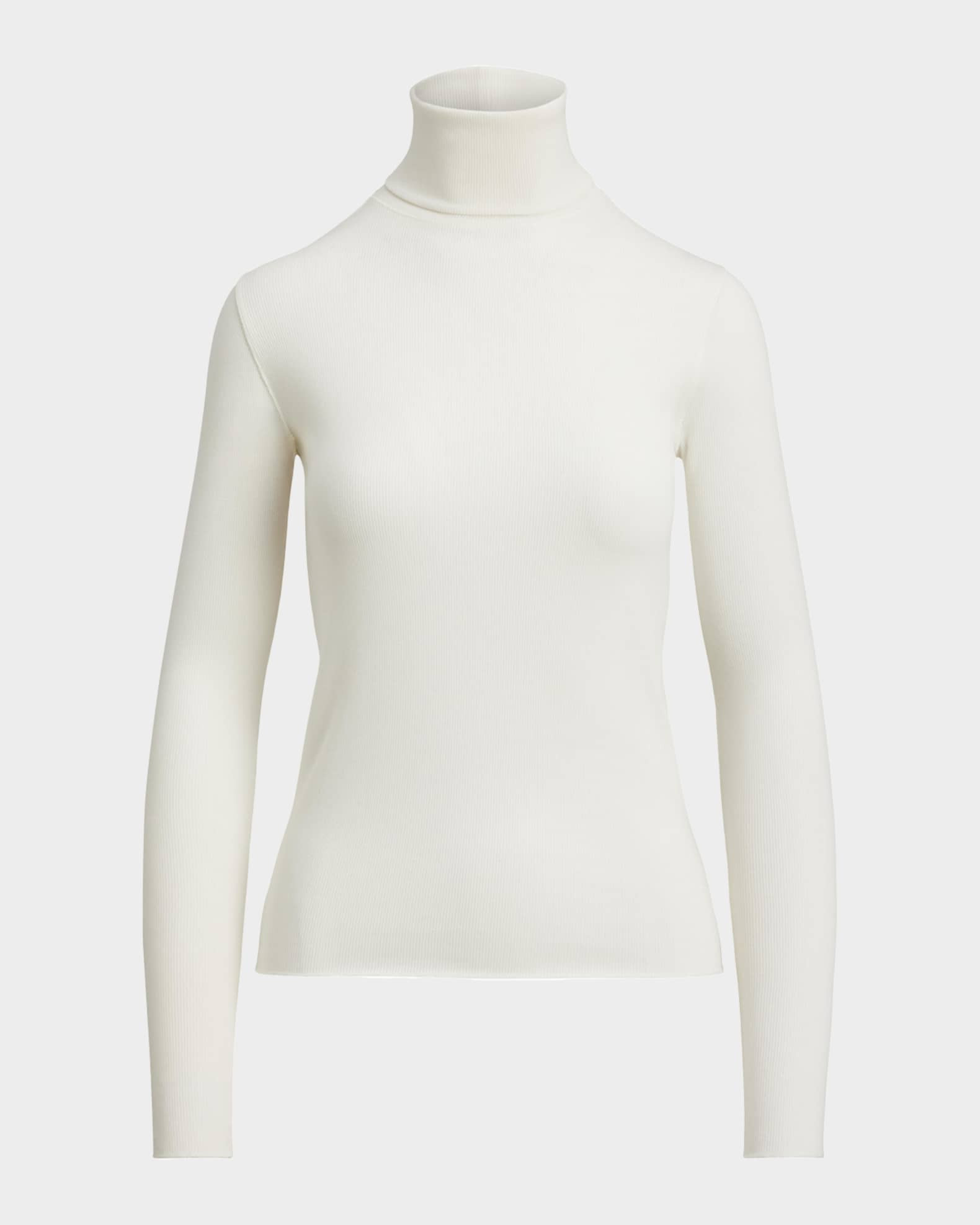 Polo Ralph Lauren Stretch Ribbed Turtleneck | Neiman Marcus