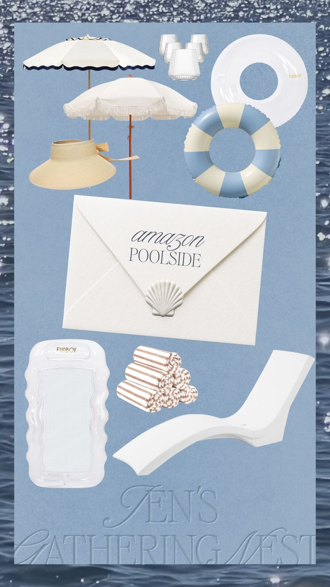 Amazon poolside finds for sunny days and summer hosting 🩵 Statement umbrellas, striped towels, floats, loungers and coastal extras to make every pool day feel a little more elevated.

#amazonpool #poolside #amazonfinds #summerfinds #poolday #summerhosting #outdoorliving #coastalstyle

#LTKSeasonal #LTKHome #LTKSwim