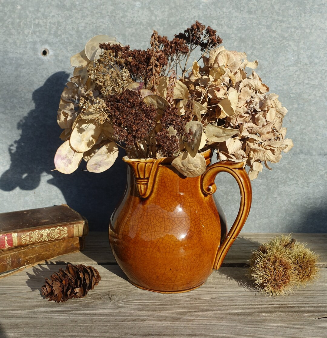 1800s French Crazed Stoneware Pitcher A Fabulous French - Etsy | Etsy (US)