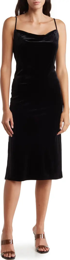 Nine West Cowl Neck Bias Satin Slipdress | Nordstromrack | Nordstrom Rack