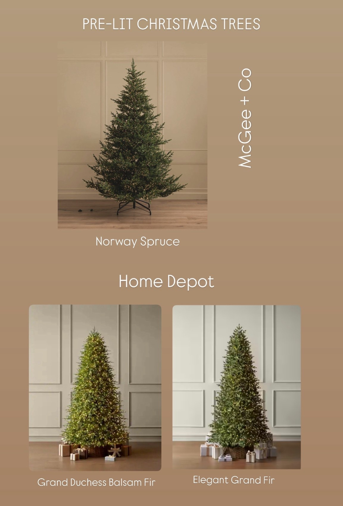 These pretty Christmas trees caught my eye! 

Love the twinkling lights on the Home Depot trees and think the Norway Spruce from McGee and Co is gorgeous - it’s current 50% off!!! ✨

We ended up with the 9’ Grand Duchess and are very happy with it - and now this incredible McGee + Co sale has me wanting another 🌲🙈



Pre-lit Christmas Tree
Faux Christmas Tree
Viral Twinkling Christmas Trees
Holiday Decor
Christmas Decor
Sale alert 


#LTKHome #LTKHoliday #LTKSeasonal