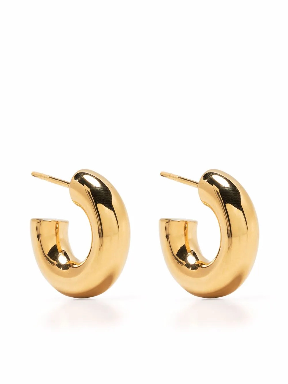 medium chubby hoop earrings | Farfetch Global