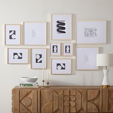 The Modern Gallery Frames Set (Set of 10) | West Elm (US)