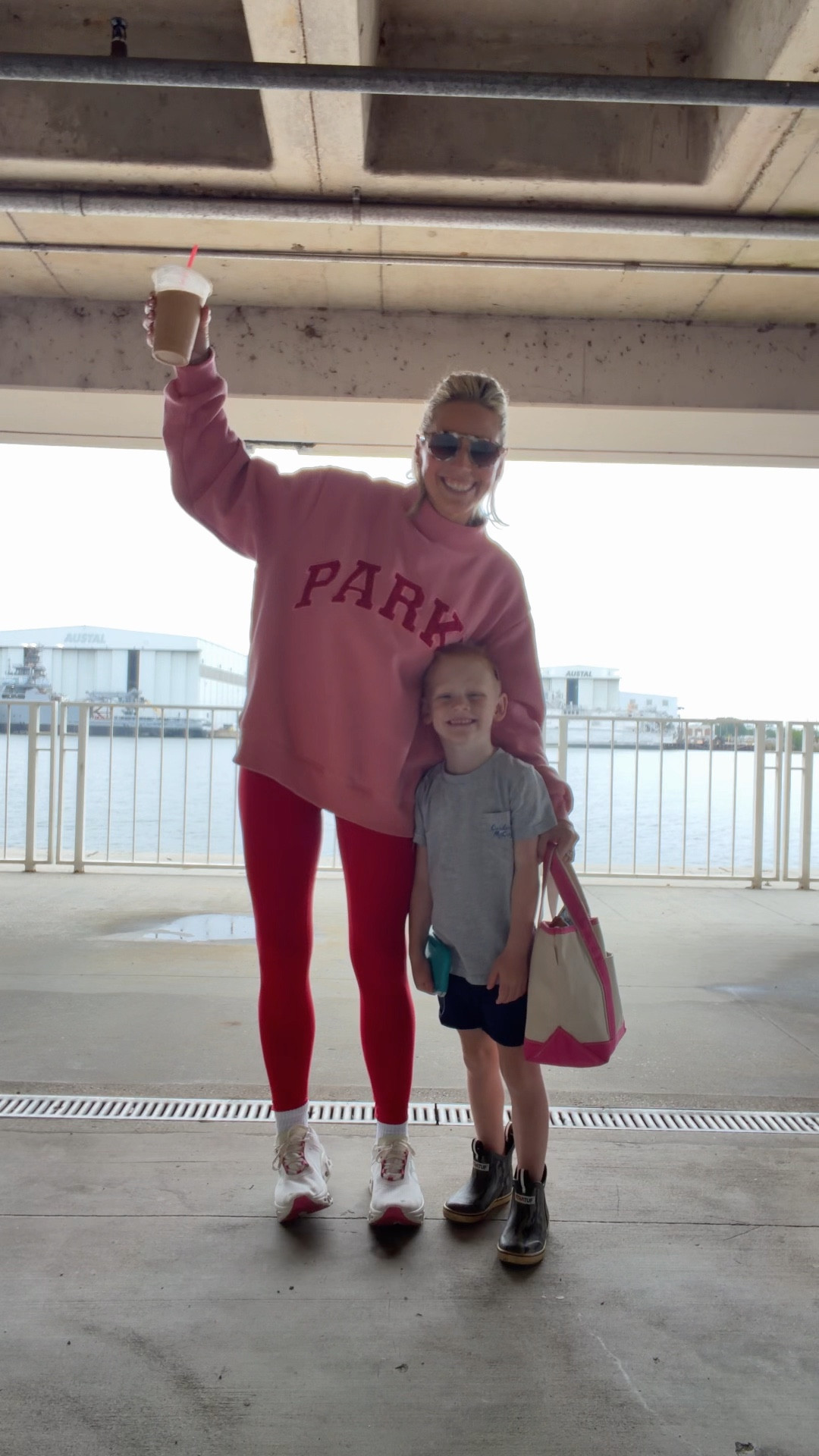 Parke sweatshirt size X/XL, me and Caroline prefer this and Cammie likes the S/M
Leggings are Amazon
Bag is small size sprinkled with pink use code Bobbi10 
On clouds tennis shoes and Krewe Sunnies 

#LTKootd #LTKdayinmylife #LTKmomlife