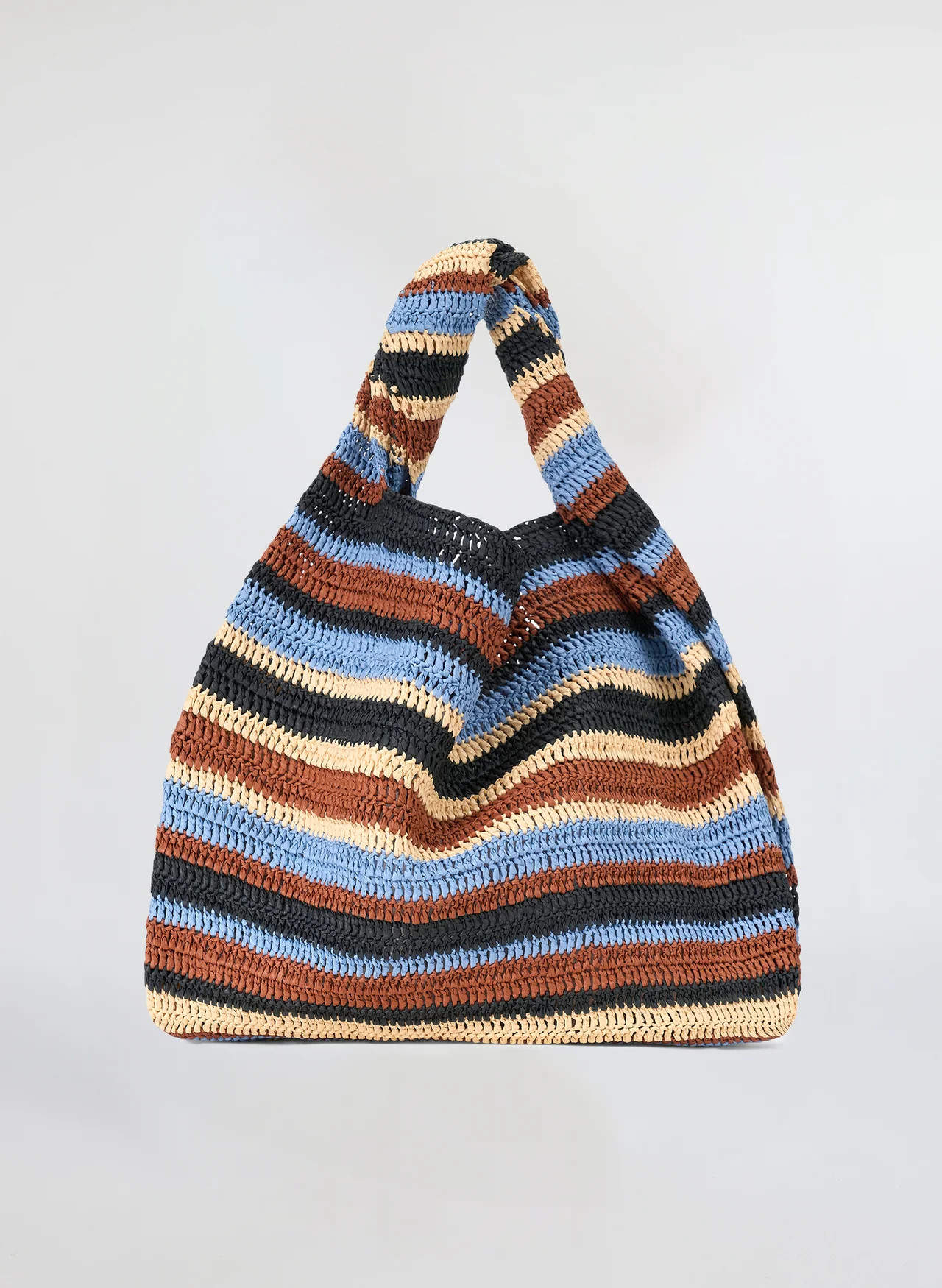 Gia Striped Raffia Bag | A.L.C