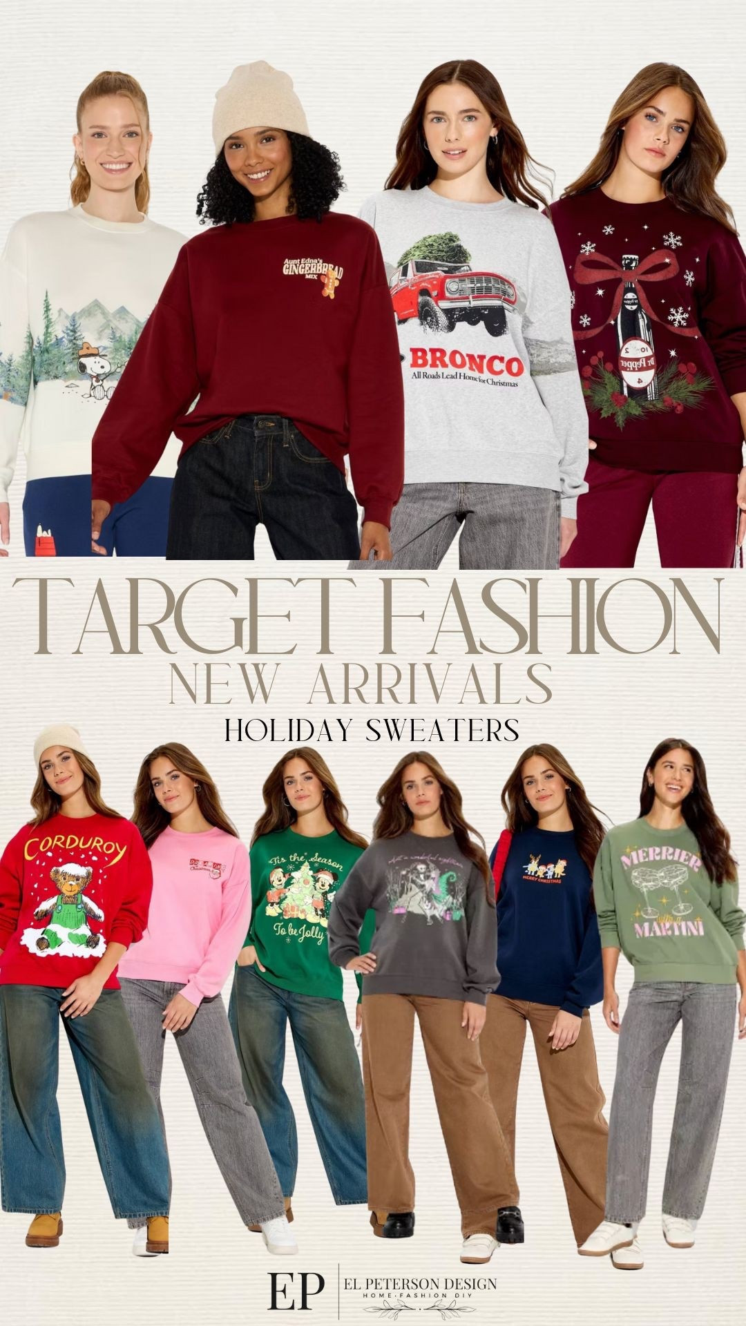 Target
Christmas sweaters 

#LTKStyleTip #LTKFindsUnder50 #LTKHoliday