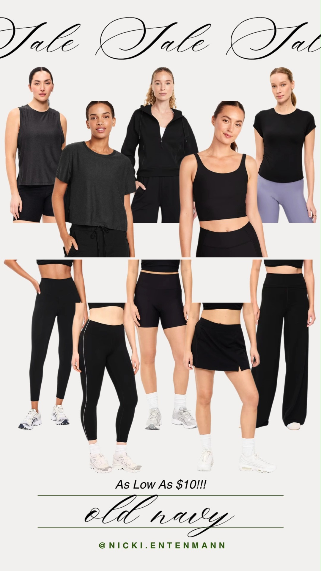 Refreshing your activewear for $10 feels like a total flex. These Old Navy essentials are perfect for hitting the gym or just hitting the couch in style. High-quality moves, low-budget prices.

#oldnavystyle #oldnavyfinds #activewear #workoutstyle #athleisure #budgetfinds #fitnessfashion #salealert #gymoutfit #affordablefashion 

 #LTKfitnessgoals #LTKActive #LTKSaleAlert