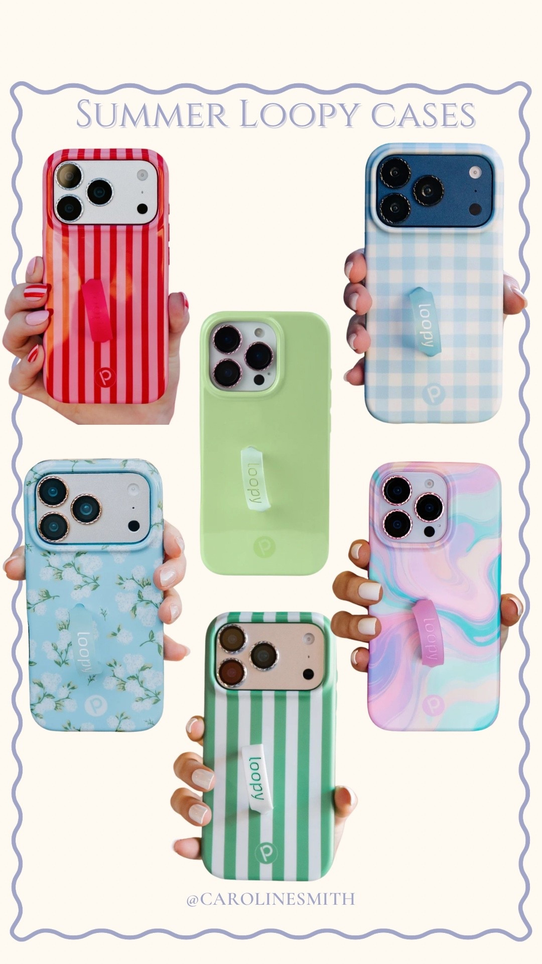 Summer Loopy cases! Use code CAROLINEKSMITH to save!



iPhone, tech finds, gifts for her, phone case, practical gifts 

#LTKTravel #LTKdayinmylife #LTKmomlife